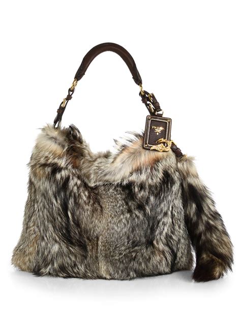 prada bag with fur|prada totes for women.